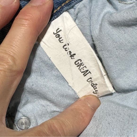 MOM Vintage High Rise Distress Jeans - Picture 7 of 15